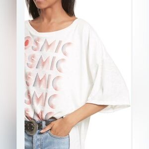 Free People  Cosmic oversized tee.